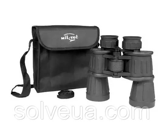 Бінокль з гумовим покриттям 7x50 Mil-Tec Чорний 15712000.solve