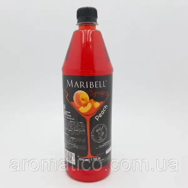 Сироп ТМ Maribell Персик 1л ПЕТ