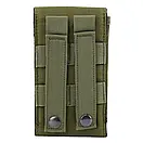 Армійський чохол для телефону / Підсумок під телефон Phone Pouch MOLLE / Тактичний чохол під телефон / Оливковий, фото 5