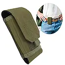 Армійський чохол для телефону / Підсумок під телефон Phone Pouch MOLLE / Тактичний чохол під телефон / Оливковий, фото 6