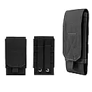 Армійський чохол для телефону / Підсумок під телефон Phone Pouch MOLLE / Тактичний чохол під телефон / Чорний, фото 4