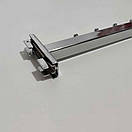 Флейта Кронштейн  в Рейку 7 штирів 30 см квадратна хромована, фото 9