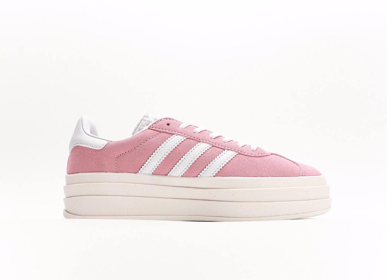 Кросівки жіночі Adidas Gazelle Bold Platform рожевий осінь весна кеди адідас газелі на високій підошві