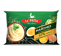 Майонез "Традиційний" 67% ТМ La Pasta 160г, філ-пак