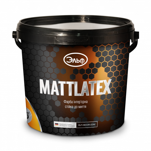 МІЮЧА ФАРБА MATTLATEX 10 л