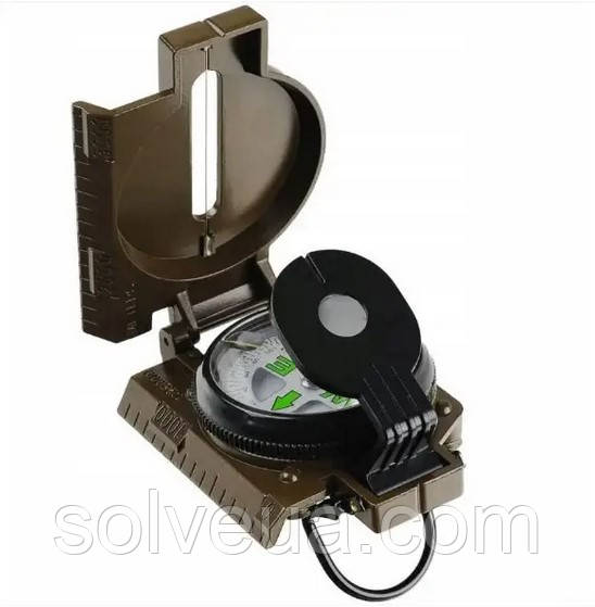 Компас металевий Mil-Tec USA Olive 15793000.solve, фото 1