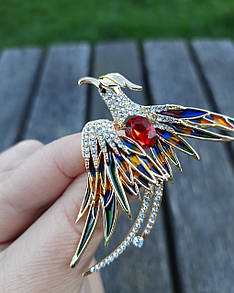 Брошка у вигляді птаха Фенікса