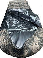 Спальник зимовий + чохол. Спальник НаНо матеріал Omni-Heat -30 піксель, Спальний мішок