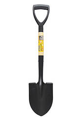 Лопата саперна MASTERTOOL 150х205х670 мм з дерев'яною ручкою 14-6276