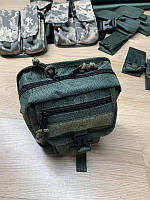 Утилітарна сумка з кишенею олива. Тактичний утилітарний підсумок