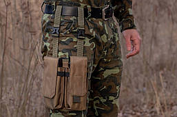 Підсумок на ногу під 2 магазини РПК койот тактичний набедрений закритий