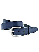 Ремінь чоловічий шкіряний Weatro Темно-синій 115,120 см lmn-mk38ua-015, фото 4