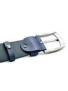 Ремінь чоловічий шкіряний Weatro Темно-синій 115,120 см lmn-mk38ua-015, фото 3
