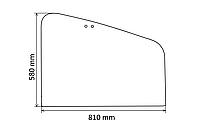 Раздвижное стекло левой двери CASE KHN5816