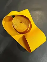 Гумка жовта для взуття, одягу текстильна та еластична 10 мм Італія