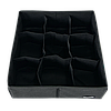 Органайзер ORGANIZE на 9 комірок 30х30х10 см ORGANIZE (чорний), фото 5