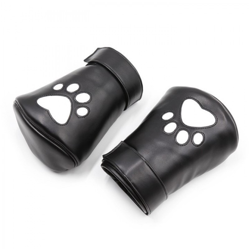 Фіксатори для рук БДСМ на шнурівці чорного кольору Bdsm4u Кайф, фото 1