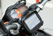 Мотоциклетний портативний GPS Навігатор LARK FREEBIRD MOTO Чорний, фото 5