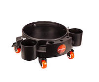 MaxShine Rolling Bucket Dolly Black - Візок для відра на колесах з органайзером