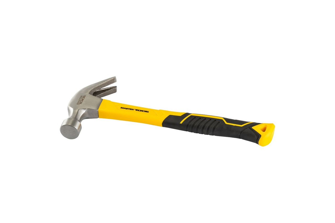 Молоток столярний MASTERTOOL 450 г HRC50 рукоятка фібергласова 300 мм 02-0914, фото 1