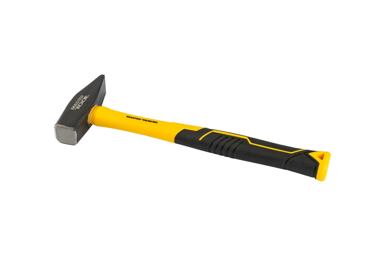 Молоток слюсарний MASTERTOOL 800 г HRC50 ручка фібергласова 320 мм 02-0908, фото 1