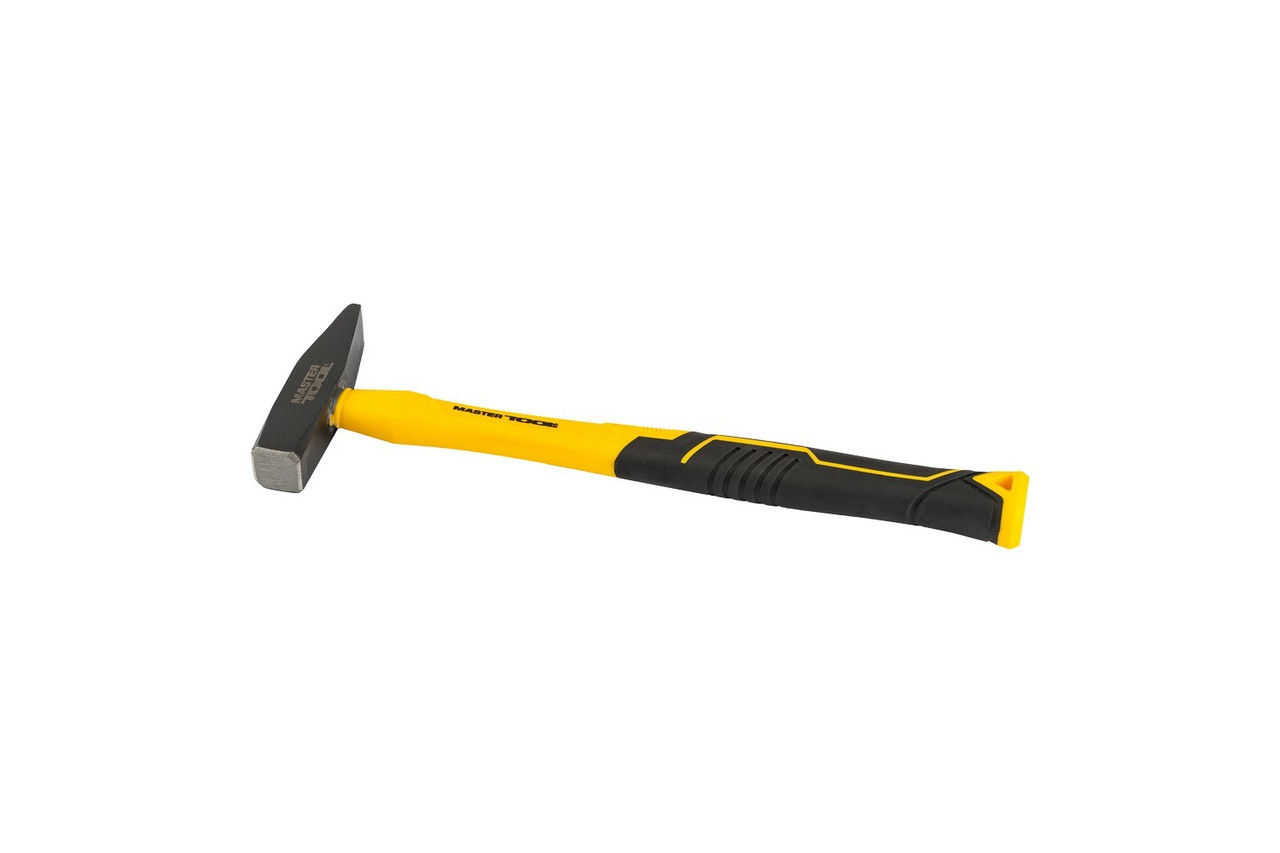 Молоток слюсарний MASTERTOOL 300 г HRC50 ручка фібергласова 290 мм 02-0903, фото 1