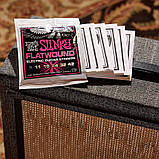 Струни Ernie Ball 2593 Flatwound Cobalt Super Slinky 9-42 США, фото 4