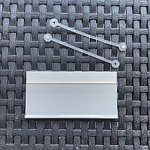 Цінникотримач універсальний підвісний білий 110*39 мм (1318), фото 5