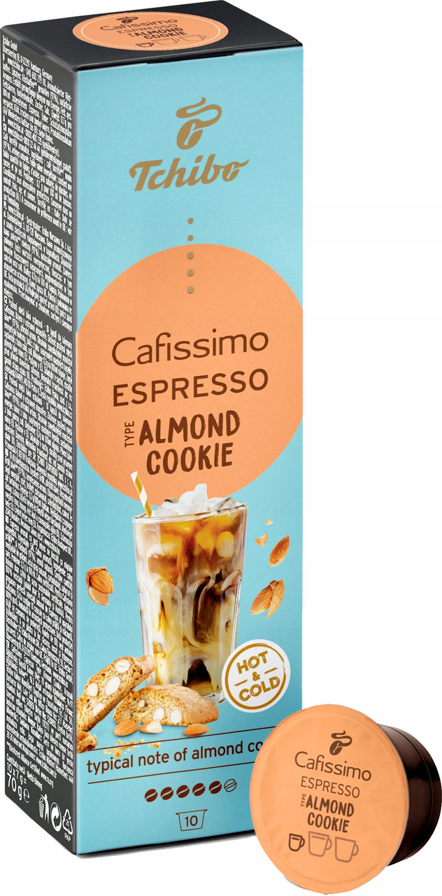 Кофе в капсулах Tchibo Cafissimo Espresso Almond Cookie 10 шт Германия миндальное печенье в капсулах