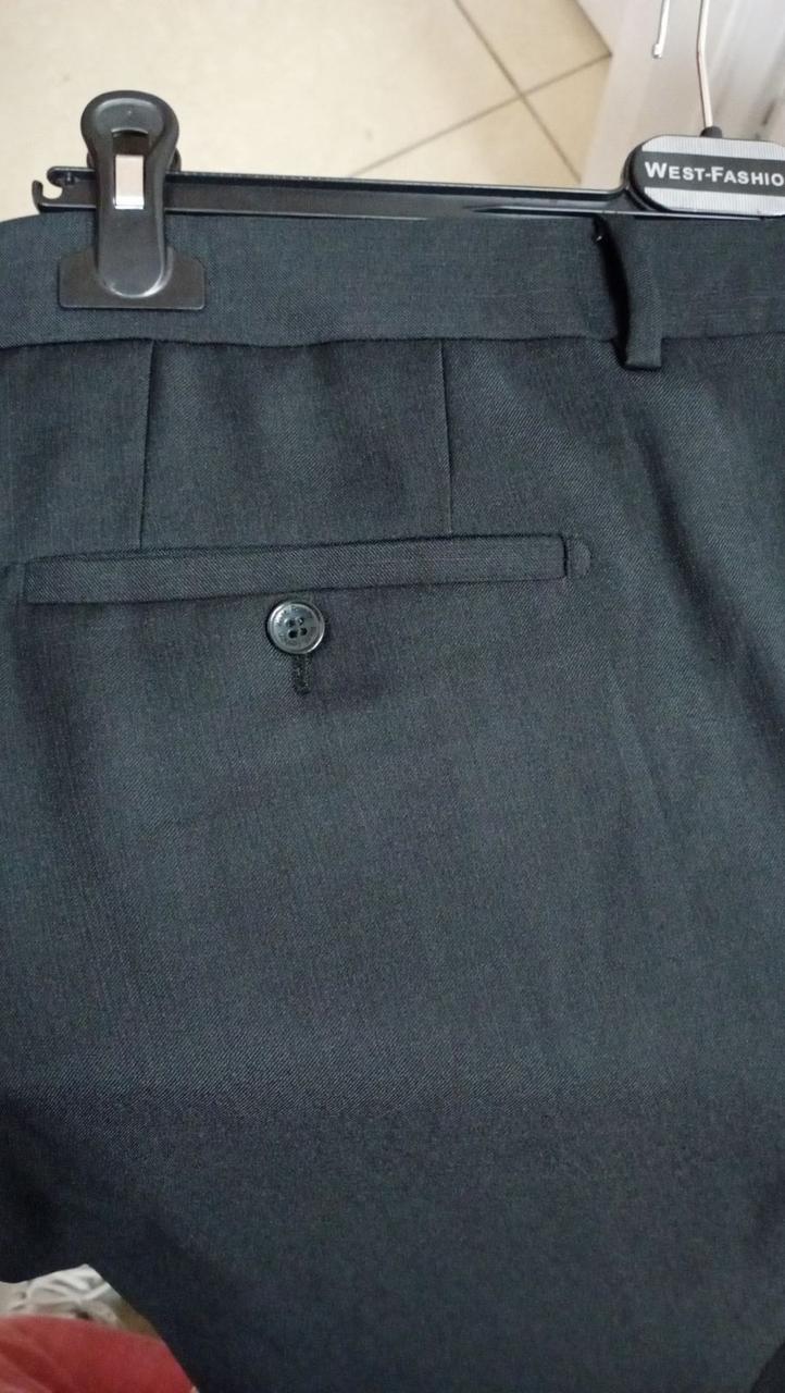 Брюки мужские ботал West-Fashion модель 353 темно серые - фото 2 - id-p1911736475