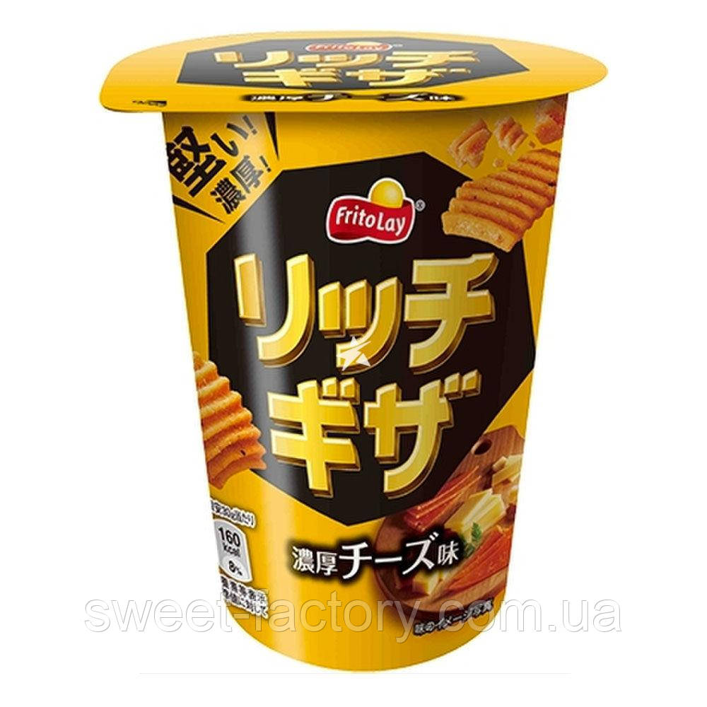 Купить Чипсы Fritolay Rich Giza Rich Cheese Chips Japan 65g, цена 149