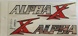 Наліпки Альфа Світловідбивні Хром "Alpha" 230х120 мм