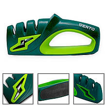 Ножеточка Verto 05G120 на три рівні заточування для ножів та ножиць