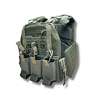 Плитоноска StrykeR (Plate Carrier) Олива(Хаки) (Закрытого типа)