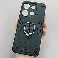 Чохол для Tecno Spark Go 2023 (BF7n) протиударний з підставкою захистом камери на техно спарк го чорна q4l