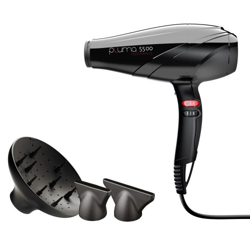 Професійний фен GaMa Pluma 5500 Oxy-Active Black A11.PL5500ION.NR (SH0901)