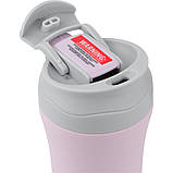 Термокружка з трубочкою рожева 400мл Kite К22-457-02, фото 4