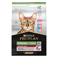 Сухой корм PRO PLAN Sterilised Adult 1+ Savoury Duo для стерилизованных кошек, с треской и форелью 3 кг