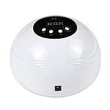 UV/LED лампа T5 для сушіння гель лаку та гелю LED з дисплеєм 72 Вт., фото 3