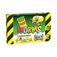 Toxic Waste Worms Sour & Chewy Candy 85g