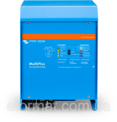 Гібридний інвертор Victron Energy MultiPlus 48/3000/35-50 (3 кВA/2,4кВт,1 фаза, без МРРТ)
