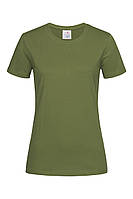 Женская футболка Stedman ST2600 охотничий зеленый (оливковый)