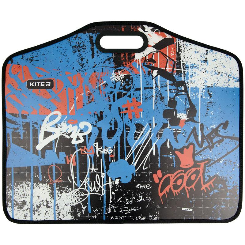 Портфель на ліпучках А3 1відділ Kite Street Style K22-208-02, фото 1
