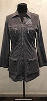 Куртка джинсова жіноча молодіжна, розміри XL-5XL (3кв) "ALPAKA" недорого від прямого постачальника