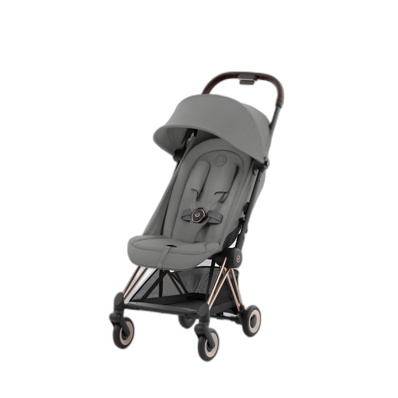 Прогулянкова коляска Cybex Coya - Rosegold (рама), Mirage Grey