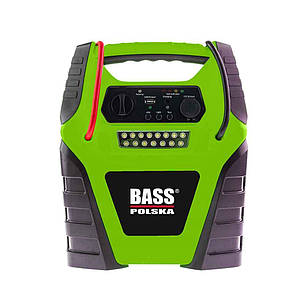 Багатофункціональний пусковий пристрій Bass Polska 5970 + компрессор + LED лампа + USB, фото 1