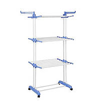 Сушарка для білизни триярусна BH 11060N підлогова, фото 3