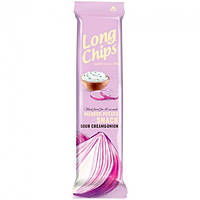 Чипси Long Chips Сметана та цибуля 75 г