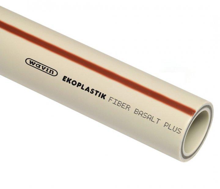 Поліпропіленова труба Wavin Ekoplastik FIBER BASALT PLUS PP-RCT S 3,2 Ø63×8,6