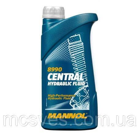 Рідина гідропідсилювача керма Mannol 8990 CENTRAL HYDRAULIC FLUID 1L, фото 1